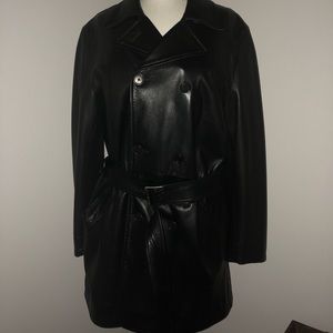 Leather Coach jacket